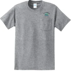 Port & Company Essential Pocket T-Shirt - Embroidered