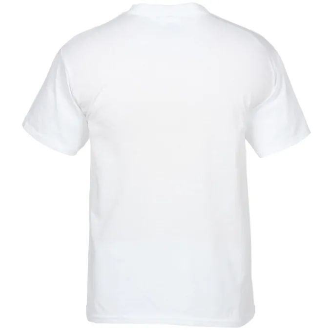 Port & Company Essential T-Shirt - Men's - White - Embroidered
