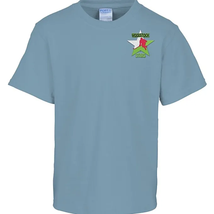 Port & Company Essential T-Shirt - Youth - Embroidered