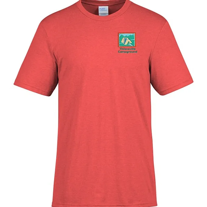 Port & Company Tri-Blend T-Shirt - Men's - Embroidered