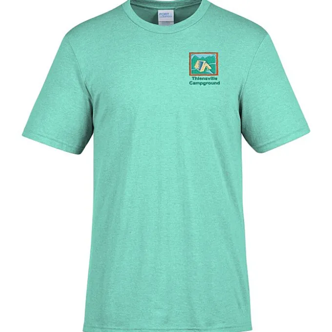 Port & Company Tri-Blend T-Shirt - Men's - Embroidered
