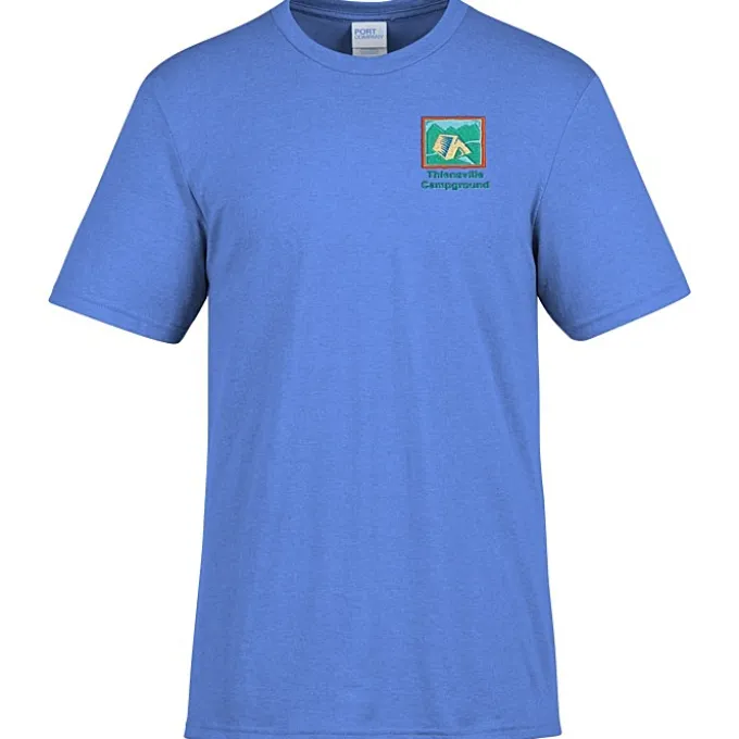 Port & Company Tri-Blend T-Shirt - Men's - Embroidered