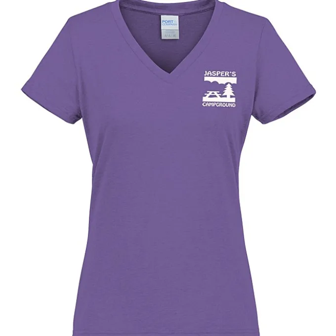 Port & Company Tri-Blend V-Neck T-Shirt - Ladies' - Screen