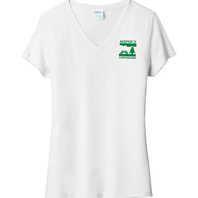 Port & Company Tri-Blend V-Neck T-Shirt - Ladies' - Screen