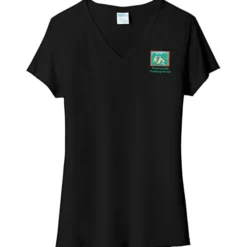 Port & Company Tri-Blend V-Neck T-Shirt - Ladies' - Embroidered