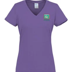 Port & Company Tri-Blend V-Neck T-Shirt - Ladies' - Embroidered