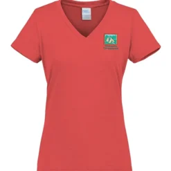 Port & Company Tri-Blend V-Neck T-Shirt - Ladies' - Embroidered
