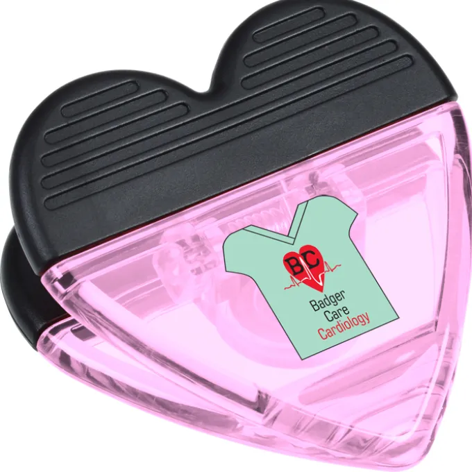 Power Clip - Heart - Translucent - Full Color