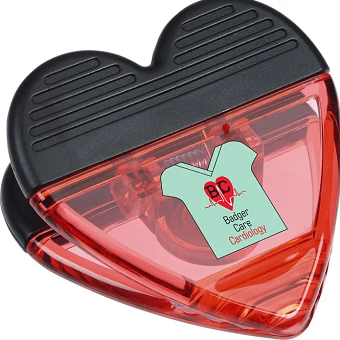 Power Clip - Heart - Translucent - Full Color