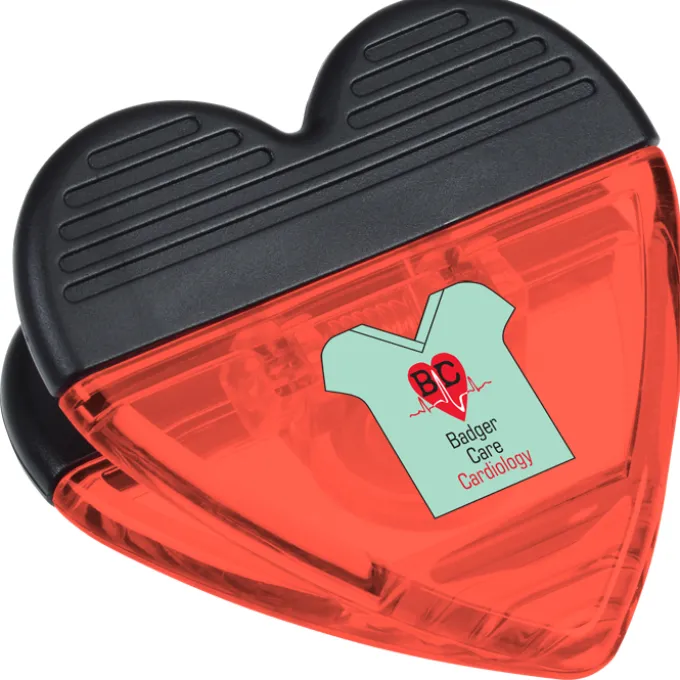 Power Clip - Heart - Translucent - Full Color