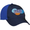 Premium Cotton Twill with Front Mesh Overlay Cap