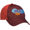 Premium Cotton Twill with Front Mesh Overlay Cap - 24 hr