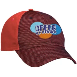 Premium Cotton Twill with Front Mesh Overlay Cap - 24 hr
