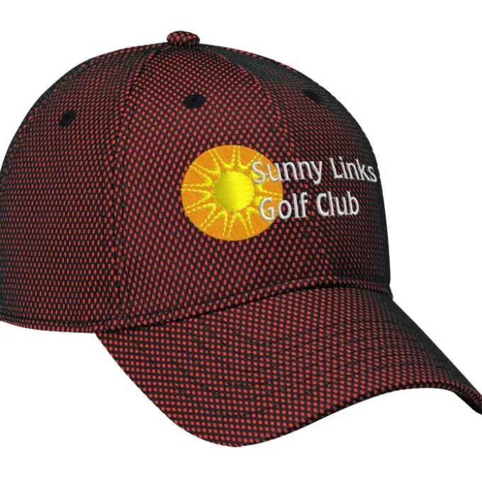 Premium Cotton Twill with Mesh Overlay Cap - 24 hr