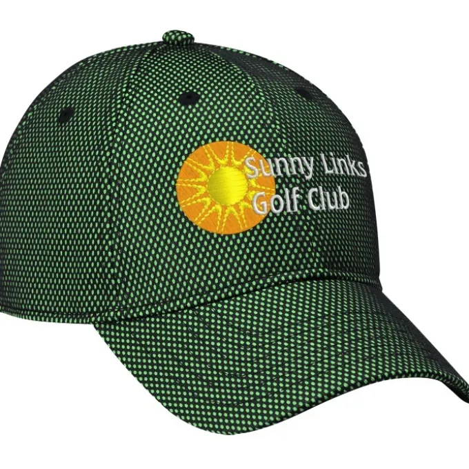 Premium Cotton Twill with Mesh Overlay Cap - 24 hr