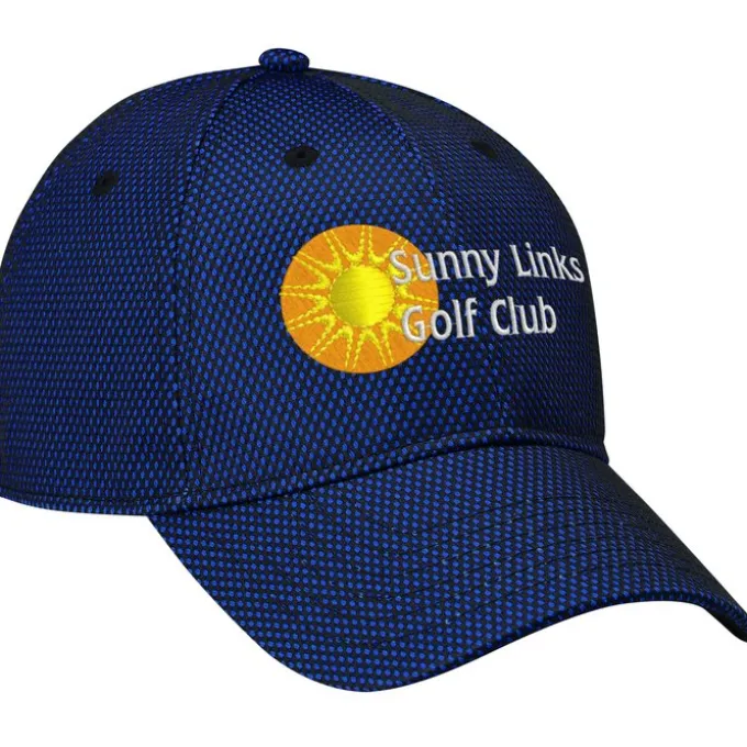 Premium Cotton Twill with Mesh Overlay Cap - 24 hr