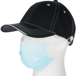 Prestige Two-Tone Cap with Face Mask Buttons
