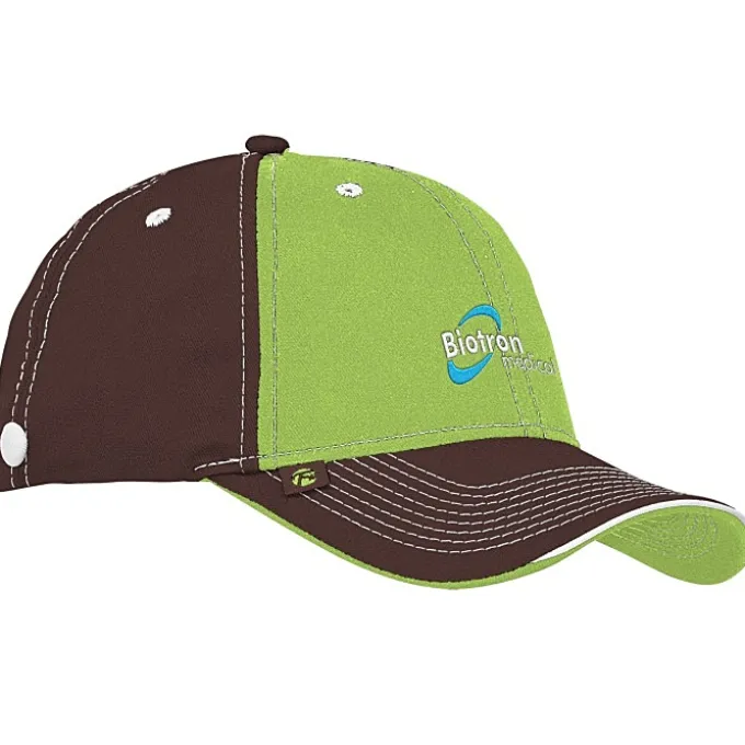 Prestige Two-Tone Cap with Face Mask Buttons