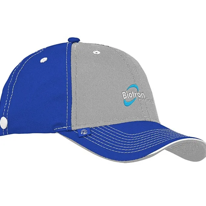 Prestige Two-Tone Cap with Face Mask Buttons
