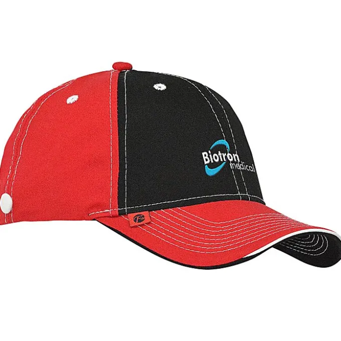Prestige Two-Tone Cap with Face Mask Buttons