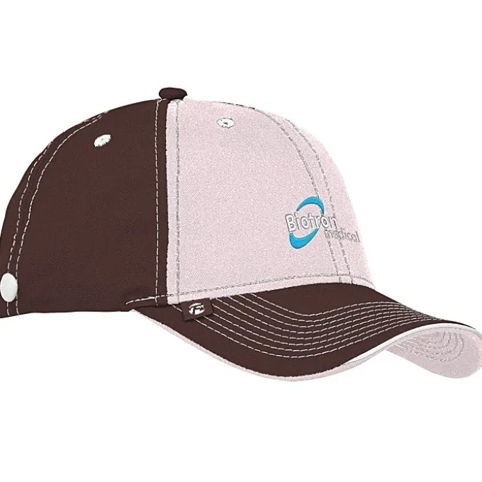 Prestige Two-Tone Cap with Face Mask Buttons