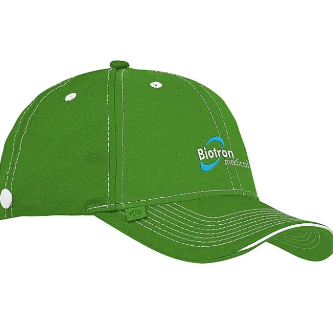 Prestige Two-Tone Cap with Face Mask Buttons