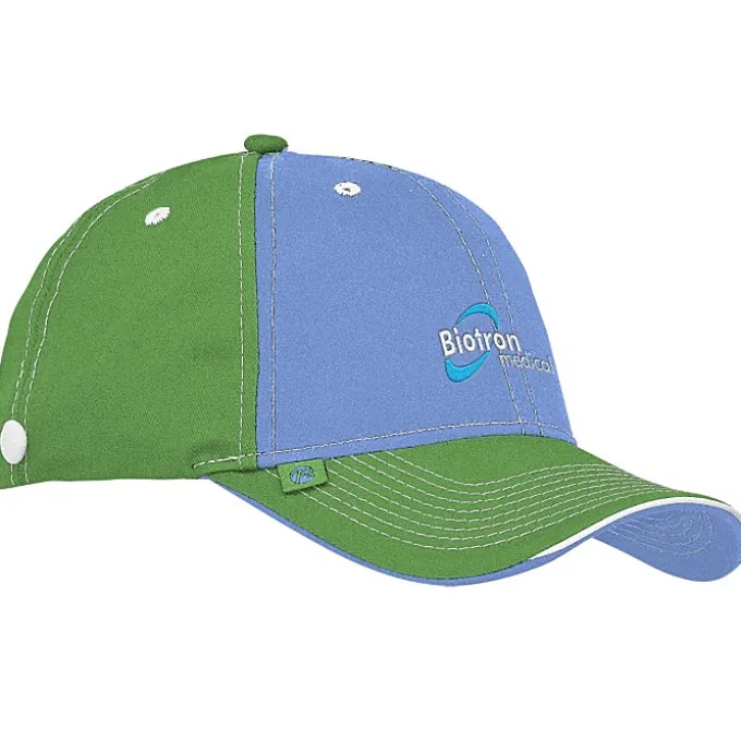 Prestige Two-Tone Cap with Face Mask Buttons