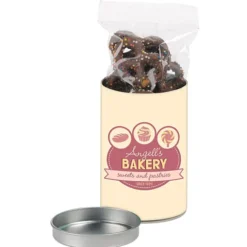 Pretzel Snack Tube - 4 inches - Milk Chocolate Sprinkled