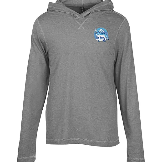 Primease Tri-Blend Hooded Tee - Men's - Embroidered