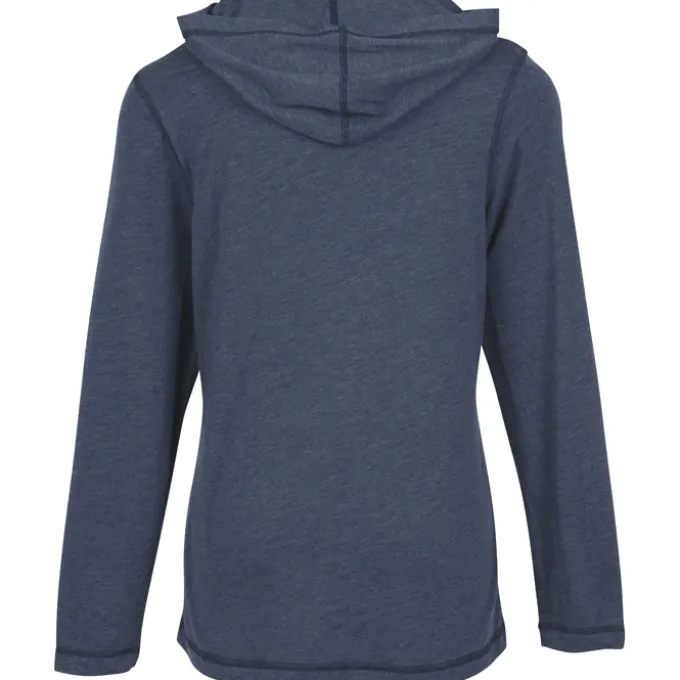 Primease Tri-Blend Hooded Tee - Ladies' - Embroidered