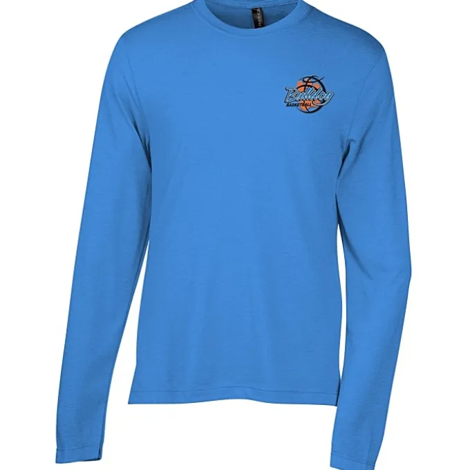 Primease Tri-Blend Long Sleeve Tee - Men's - Embroidered