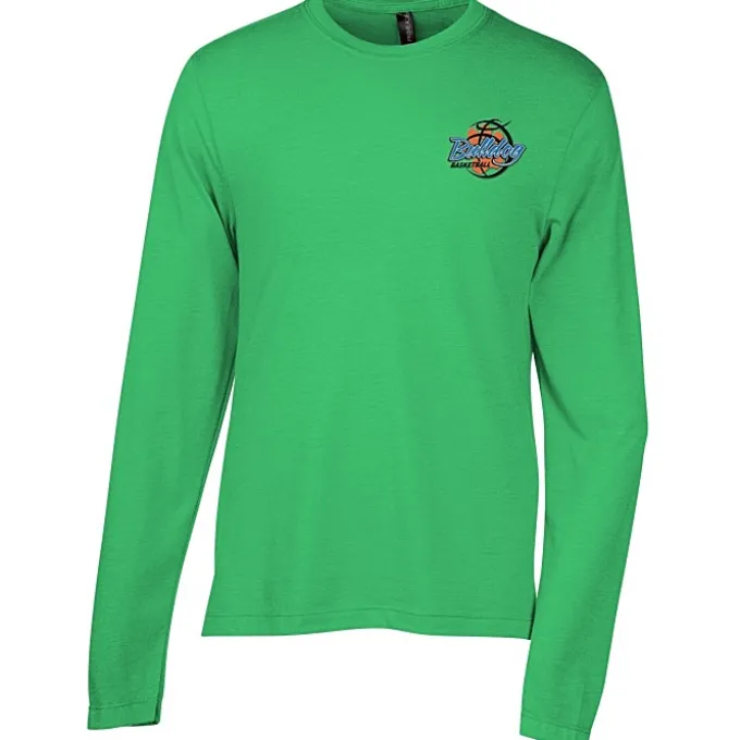 Primease Tri-Blend Long Sleeve Tee - Men's - Embroidered