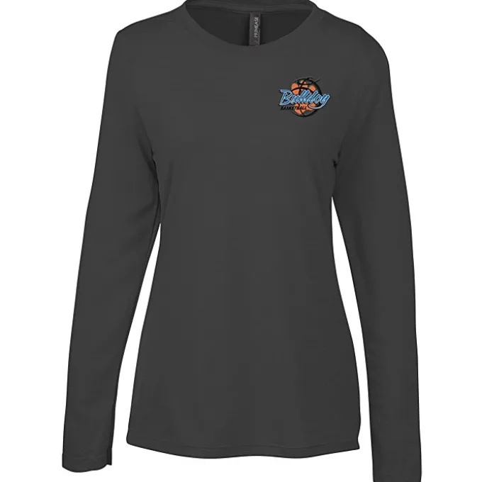 Primease Tri-Blend Long Sleeve Tee - Ladies' - Embroidered