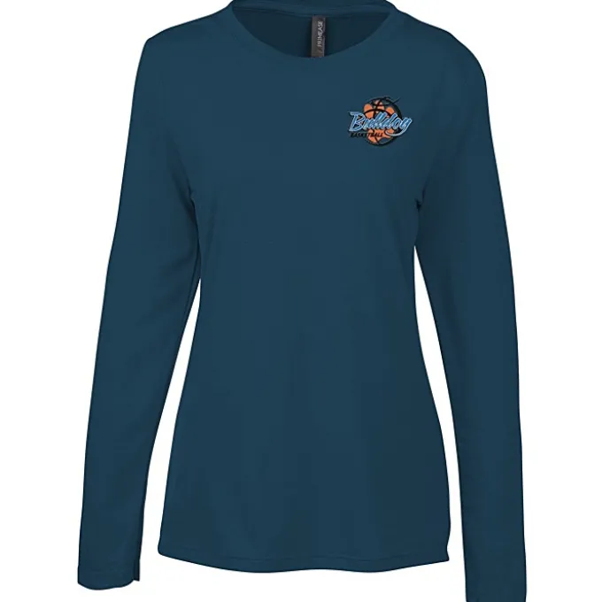 Primease Tri-Blend Long Sleeve Tee - Ladies' - Embroidered