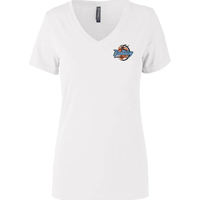 Primease Tri-Blend V-Neck Tee - Ladies' - Embroidered