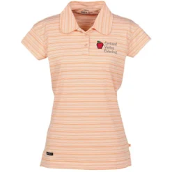 Princeton Micro Stripe Performance Cap Sleeve Polo - Ladies'