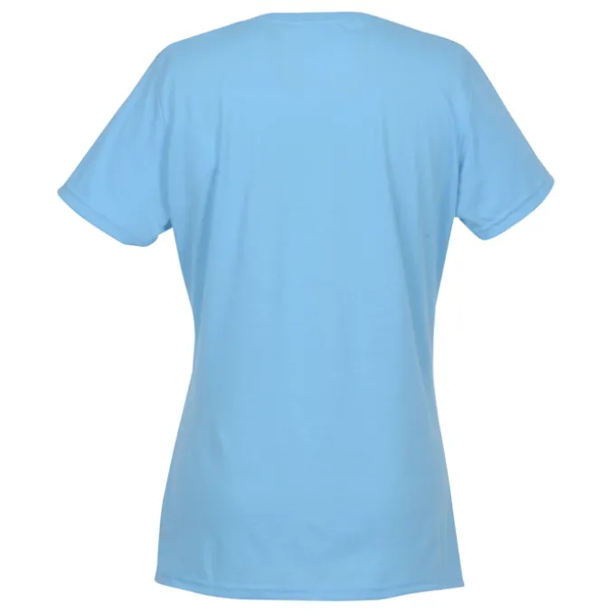 Principle Performance Blend Ladies' V-Neck T-Shirt - Embroidered