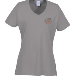 Principle Performance Blend Ladies' V-Neck T-Shirt - Embroidered