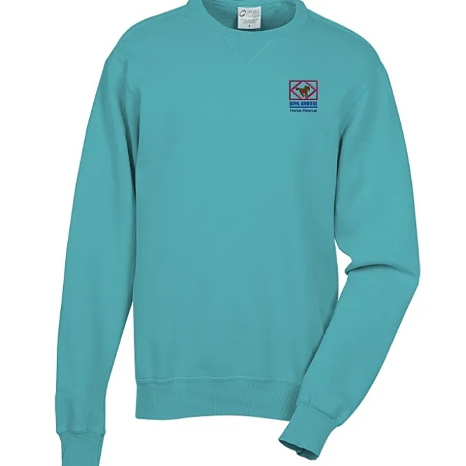 Principle Pigment-Dyed Crew Sweatshirt - Embroidered