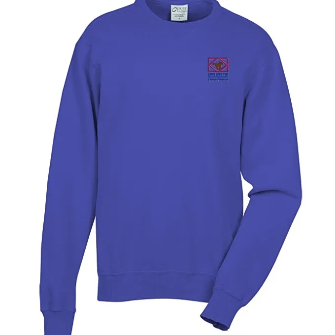 Principle Pigment-Dyed Crew Sweatshirt - Embroidered