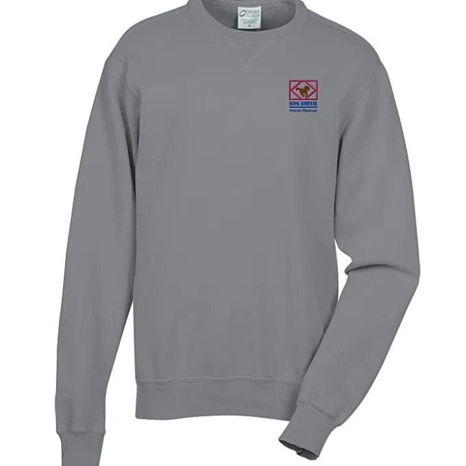 Principle Pigment-Dyed Crew Sweatshirt - Embroidered
