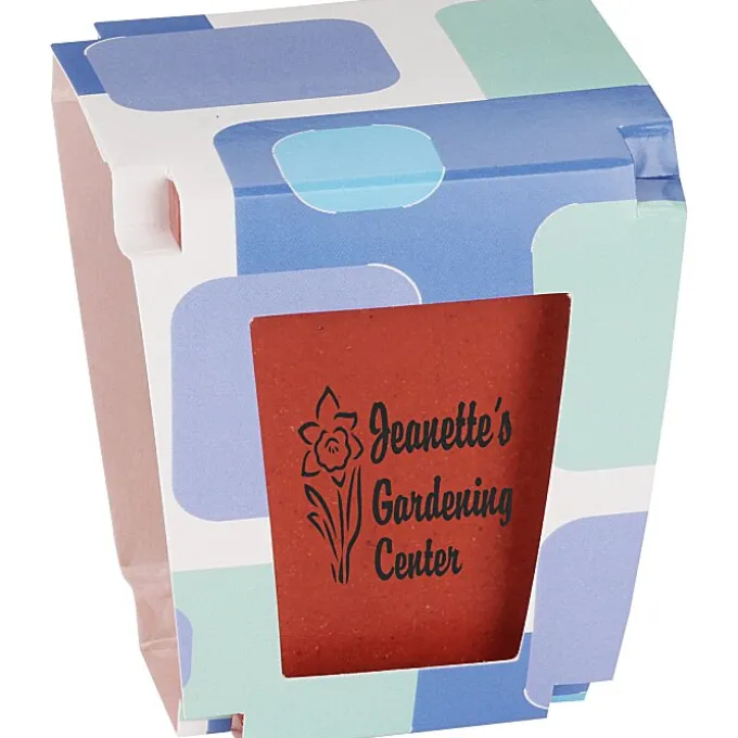 Promo Planter - Retro Blue