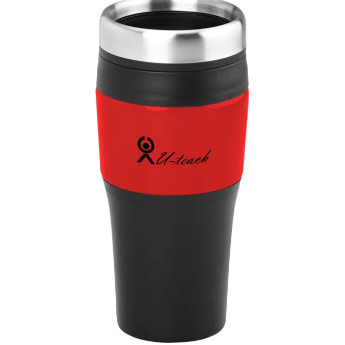 Promotional Metallic Panel Tumbler - 16 oz.