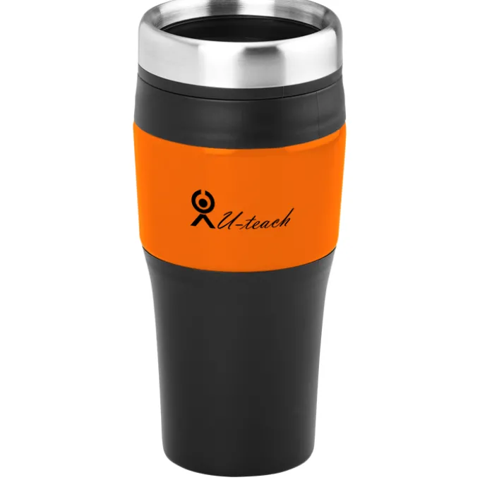 Promotional Metallic Panel Tumbler - 16 oz.