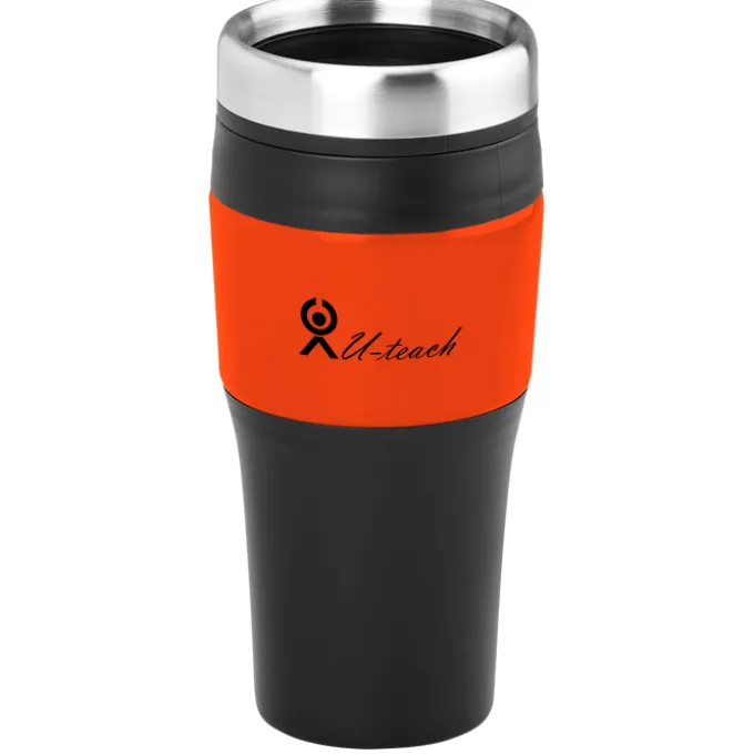Promotional Metallic Panel Tumbler - 16 oz. - 24 hr