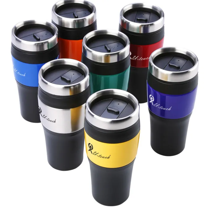 Promotional Metallic Panel Tumbler - 16 oz. - 24 hr