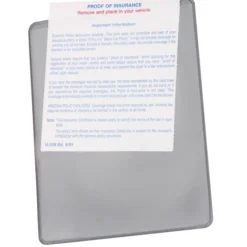 Proof of Insurance Holder