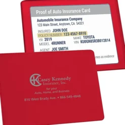 Proof of Insurance Holder