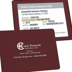 Proof of Insurance Holder