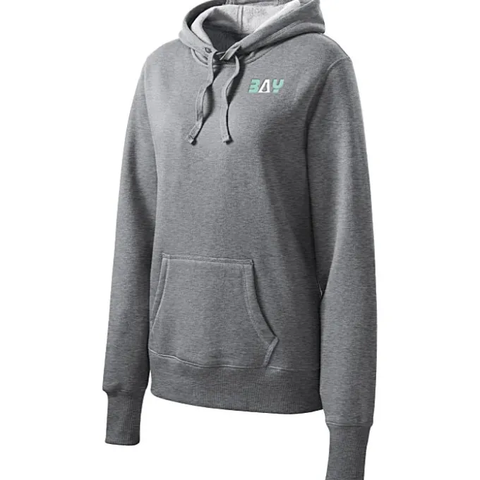 Pullover Fleece Hoodie - Ladies' - Embroidered
